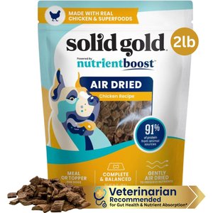 Plato Air-Dried Superfood Topper Chicken with Goat Milk & Collagen Recipe Dry Dog Food Topper