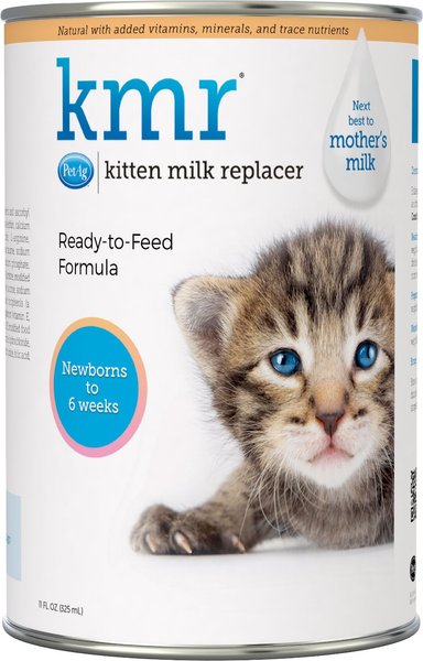 PETAG KMR Liquid Milk Supplement for Kittens, 11-oz can - Chewy.com