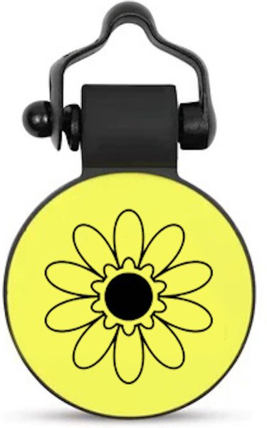 SiliDog The Silent Pet Tag Flower Dog & Cat ID Tag