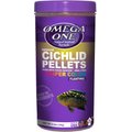 Omega One Medium Cichlid Pellets Floating Fish Food, 6.5-oz jar