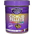 Omega One Small Cichlid Pellets Floating Fish Food, 3.5-oz jar