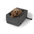 Snoozer Pet Products Premium Console Dog Car Seat, Merlin Pewter, Small