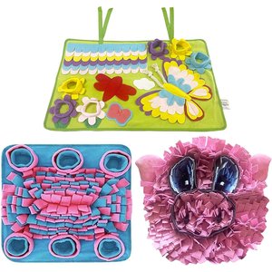 Piggy Poo and Crew Colorful Snuffle Rooting Activity Mat Heavy