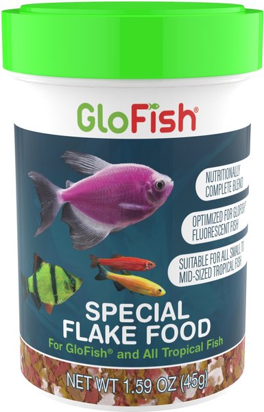 GloFish Special Flakes Fish Food, 1.59-oz jar slide 1 of 4