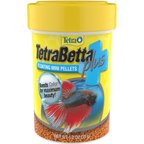 Tetra Betta Plus Floating Mini Pellet Fish Food, 1.2-oz jar