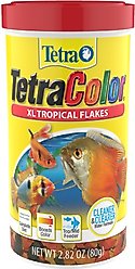 Tetra Color Tropical Flakes Fish Food, 2.82-oz jar