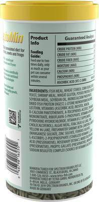 Show full view: Tetra ReptoMin Floating Sticks Turtle & Amphibian Food, 10.59-oz jar slide 2 of 9