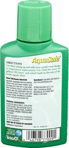 Tetrafauna AquaSafe Reptile Water Conditioner, 3.38-oz bottle