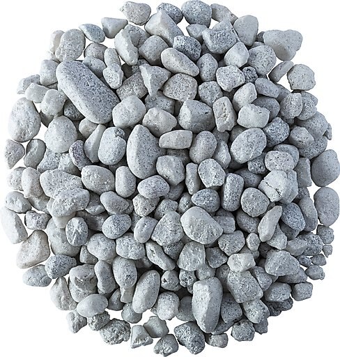 GloFish Fluorescent Aquarium Gravel, White Frost, 5-lb bag