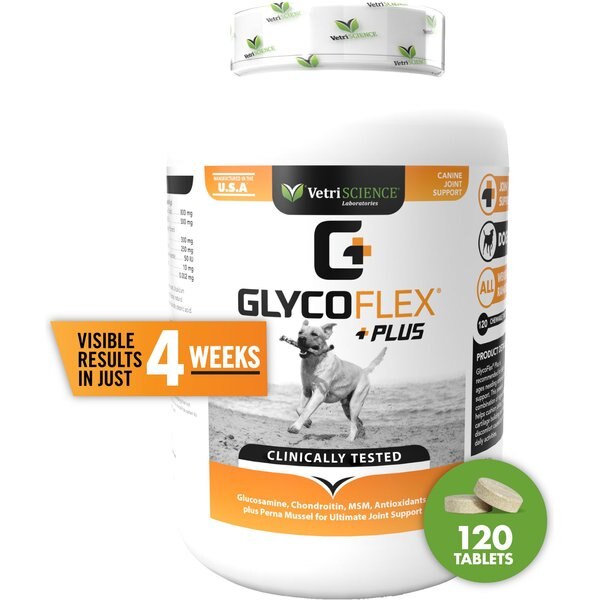 VetriScience GlycoFlex Stage I Chewable Tablets Joint Supplement for Dogs