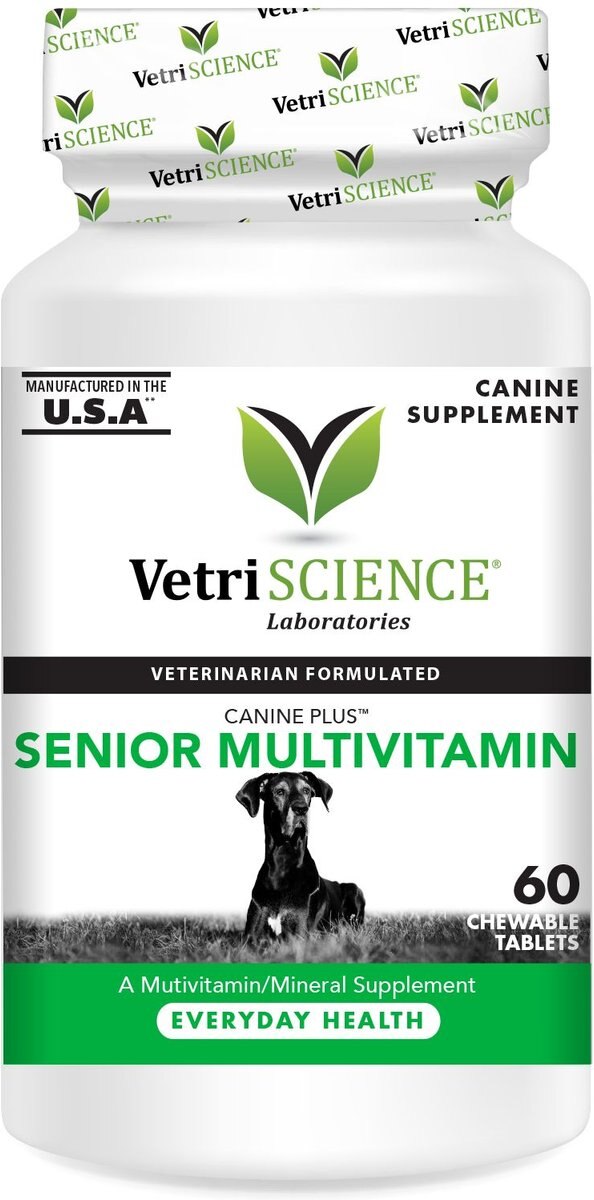 VETRISCIENCE Canine Plus Chewable Tablet Multivitamin for Senior Dogs