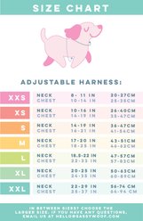 Sassy Woof Malibu Dog Harness, Pink, X-Small: 14 to 19-in chest slide 2 of 4