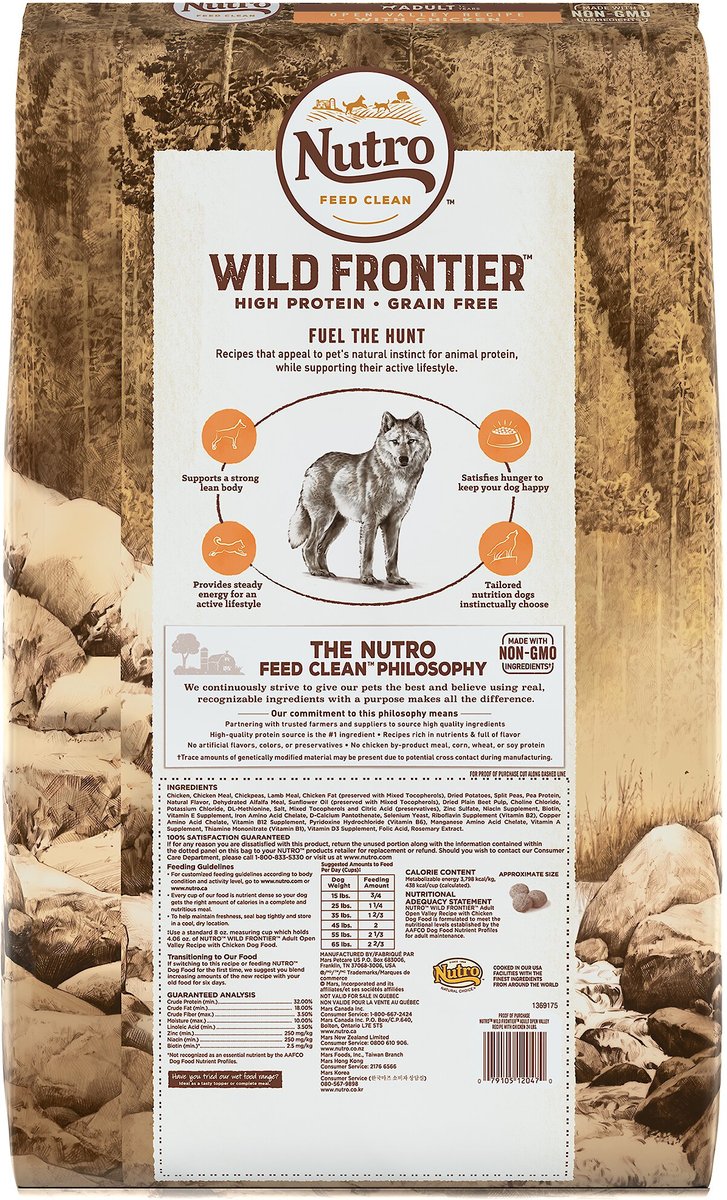 Wild frontier pet outlet food