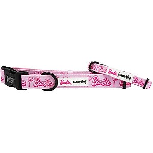 Sassy Woof Malibu Dog Collar, Pink, Large: 16 to 26-in neck, .98-in wide