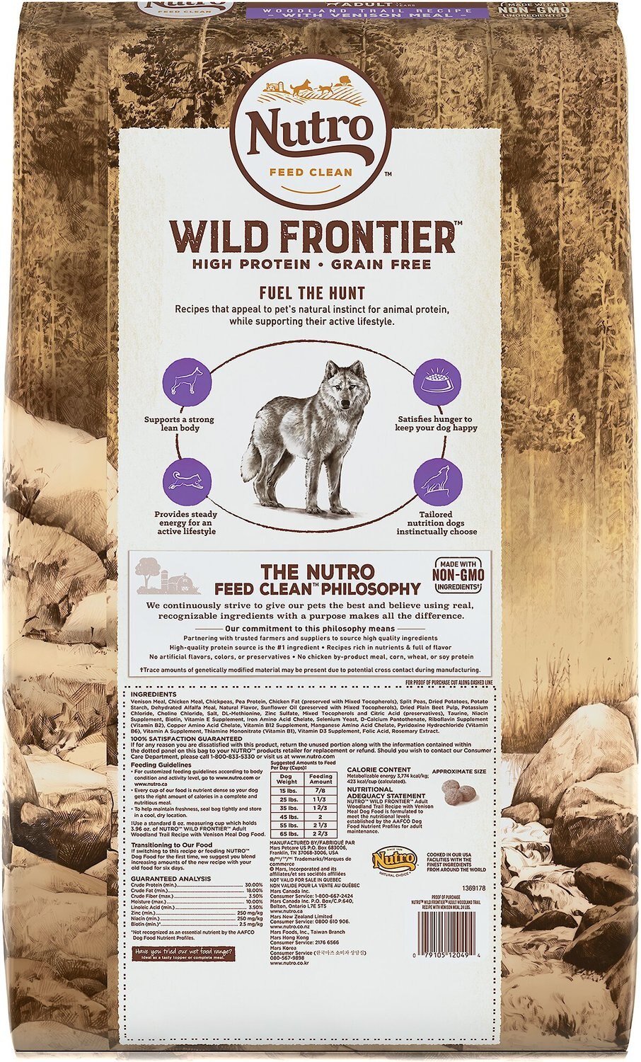 wild frontier nutro dog food