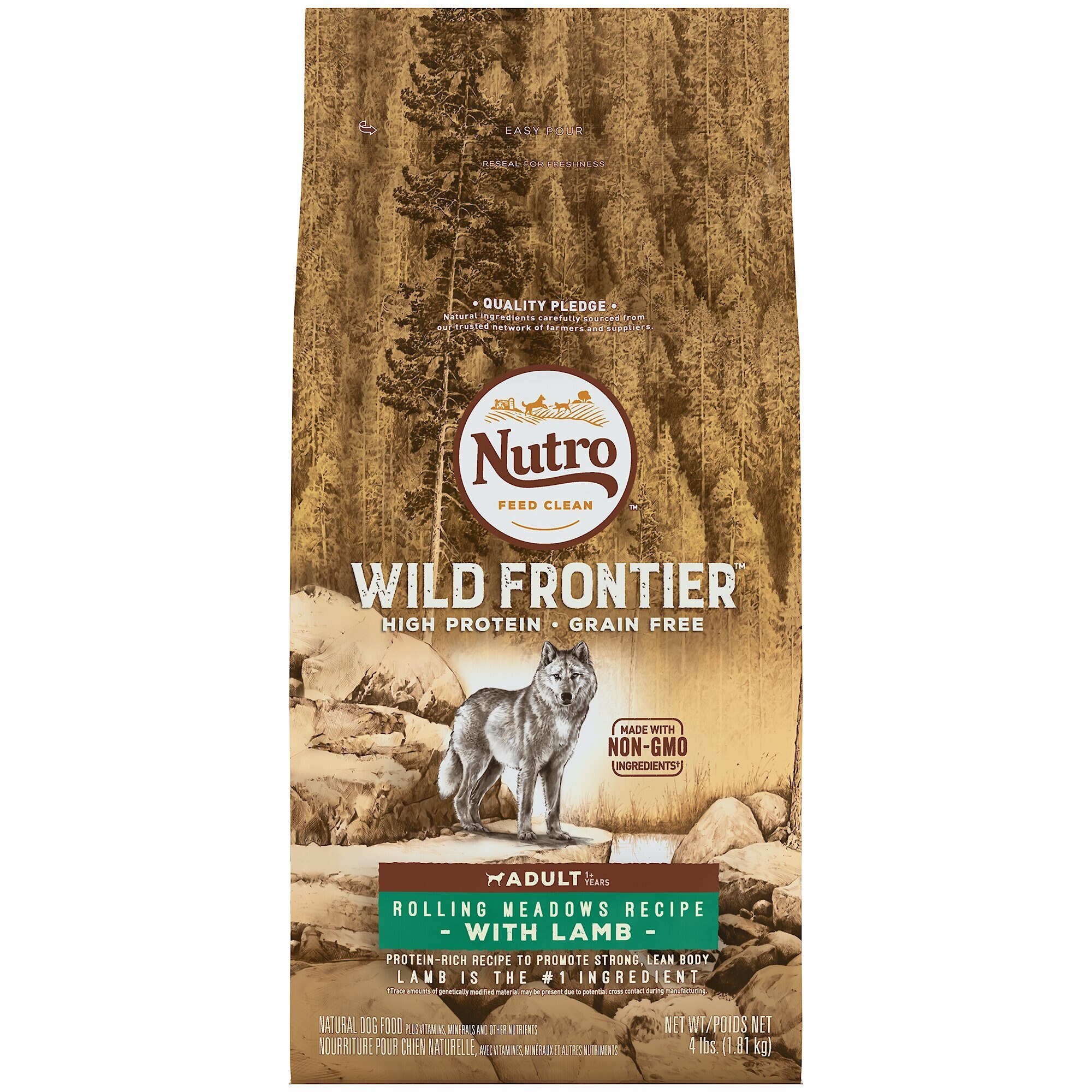 NUTRO Wild Frontier Adult Rolling Meadows Recipe Grain Free Lamb Dry Dog Food reviews Chewy