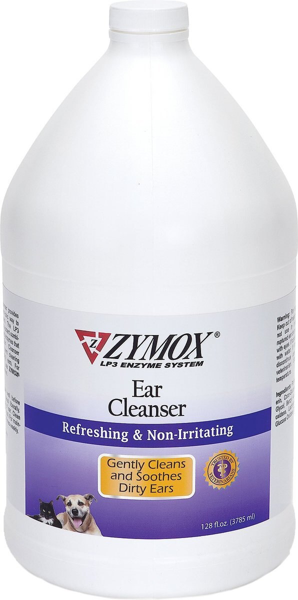 ZYMOX Enzymatic Ear Cleanser for Dogs & Cats, 1gal bottle