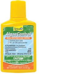 Tetra AlgaeControl Broad Spectrum Algae Control Water Treatment, 1.69-oz bottle