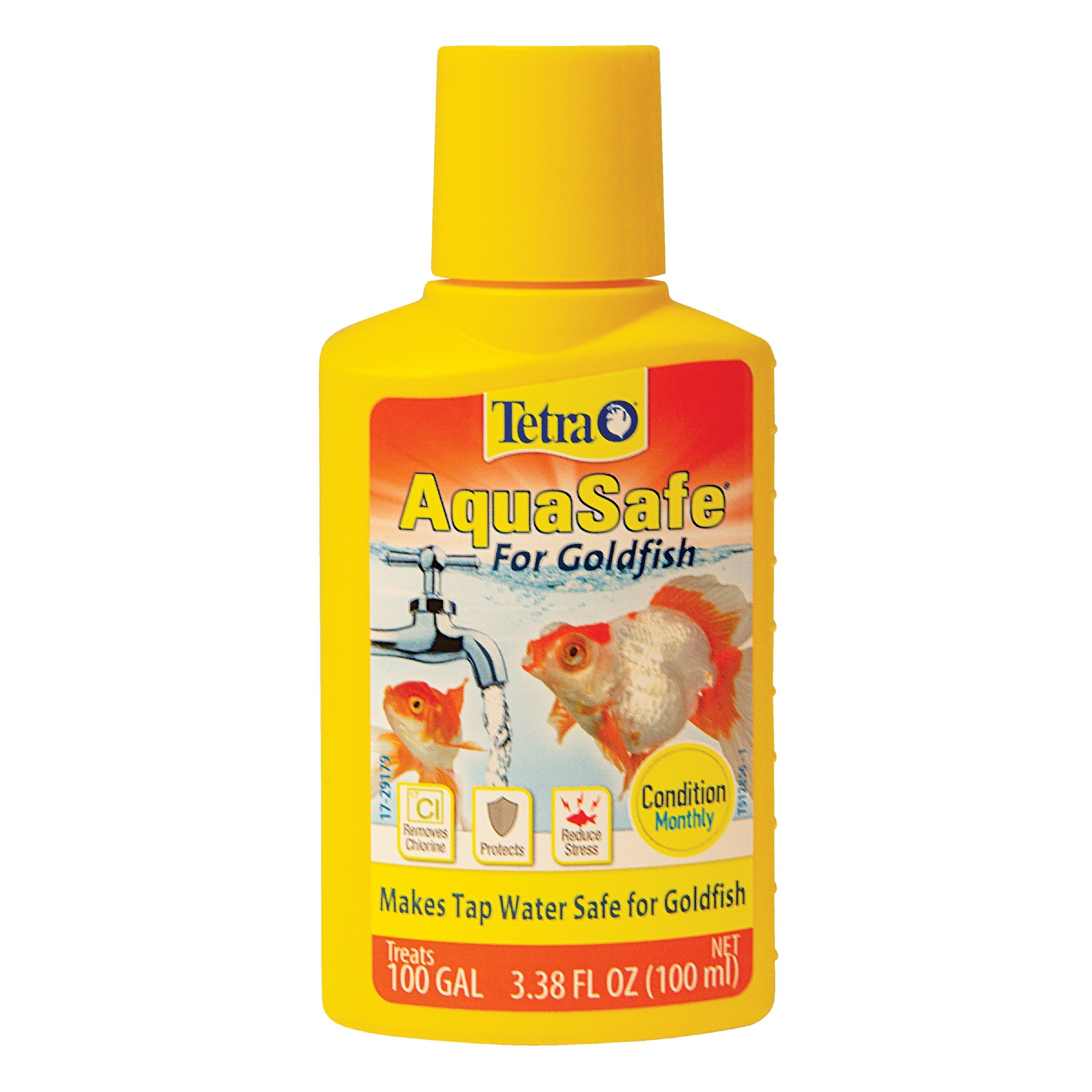 Tetra Goldfish AquaSafe 100 Ml – Wasseraufbereiter Für Goldfisch-Aquarien, Entfernt Chlor & Schwermetalle