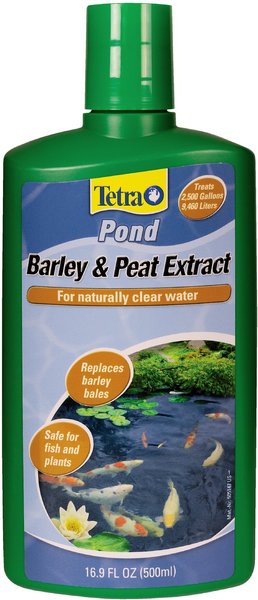 Tetra Pond Barley & Peat Extract Clear Water Treatment, 16.9-oz bottle slide 1 of 8