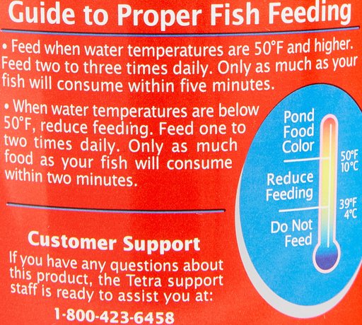 Tetra PondFood Color Flakes Koi & Goldfish Fish Food, 6-oz jar