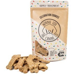 Winnie Lou Zucchini Squash Biscuits Crunchy Dog Treats, 4-oz bag