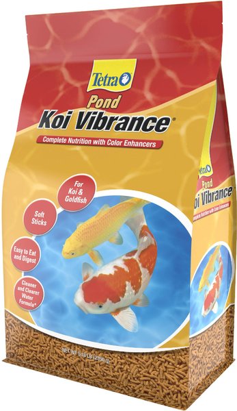 Tetra Pond Koi Vibrance Color Enhancing Sticks Koi & Goldfish Food, 5.18-lb bag slide 1 of 9