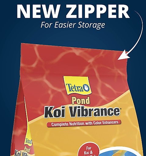 Tetra Pond Koi Vibrance Color Enhancing Sticks Koi & Goldfish Food, 5.18-lb bag