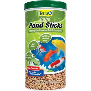 Tetra Pond Sticks Goldfish & Koi Fish Food, 3.53-oz jar