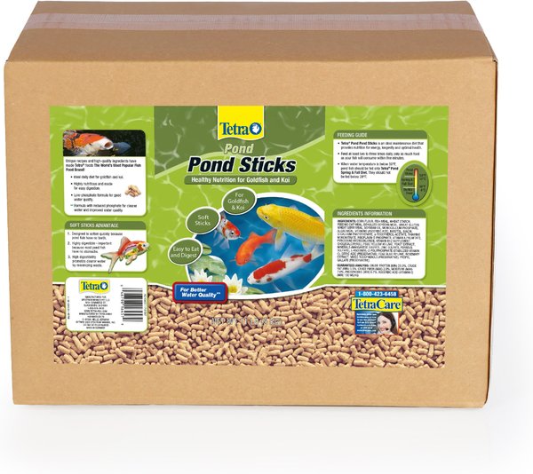 TetraPond Pond Sticks Pond Fish Food for Goldfish and Koi, Healthy  Nutrition Clear Water Pond Food 3.53 Ounce (Pack of 1)