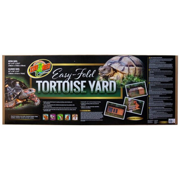 ZOO MED EasyFold Tortoise Terrarium Yard, Brown