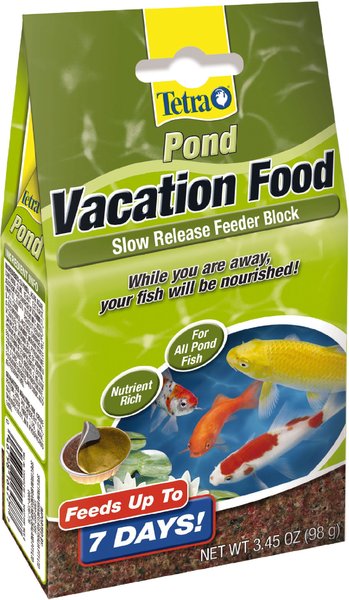 Tetra Pond Vacation Food Slow Release Feeder Block Fish Food, 3.45-oz jar slide 1 of 8