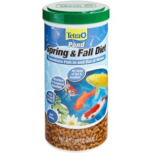 Tetra Pond Spring & Fall Diet Transitional Fish Food, 7.05-oz jar