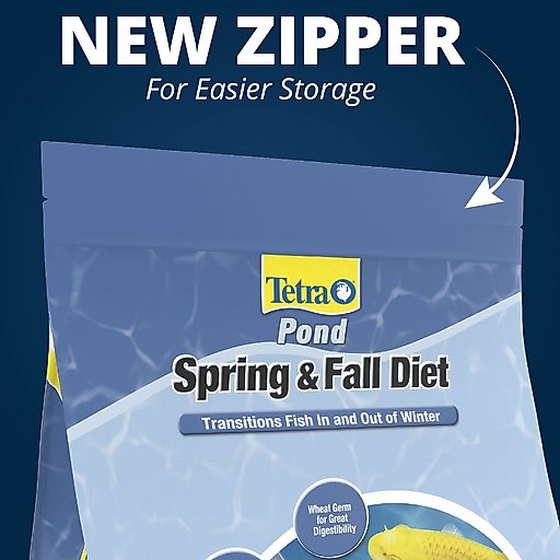 Tetra Pond Spring & Fall Diet Transitional Fish Food, 3.08-lb bag