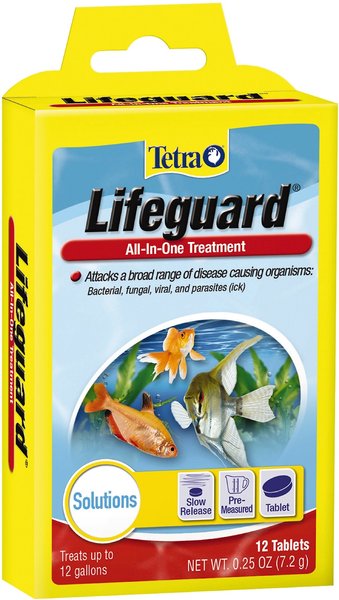 Tetra Lifeguard All-in-One Bacterial & Fungus Treatment, 12 count slide 1 of 8