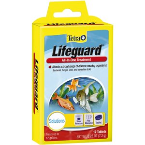 Tetra Lifeguard All-in-One Bacterial & Fungus Treatment, 12 count