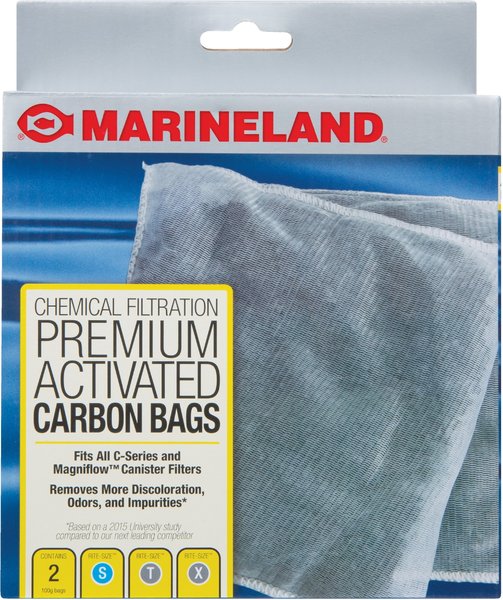 Marineland C-Series Canister Carbon Bags Filter Media, 2 count slide 1 of 5