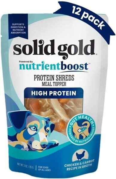 SOLID GOLD Protein Shred with Real Chicken Vegetables Dog Food