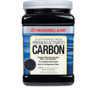 Marineland Black Diamond Activated Carbon Filter Media, 22-oz jar