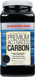 Marineland Black Diamond Activated Carbon Filter Media, 40-oz jar