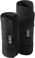 Back on Track No Bow Horse Leg Wraps, Black, 16, 16x30-in