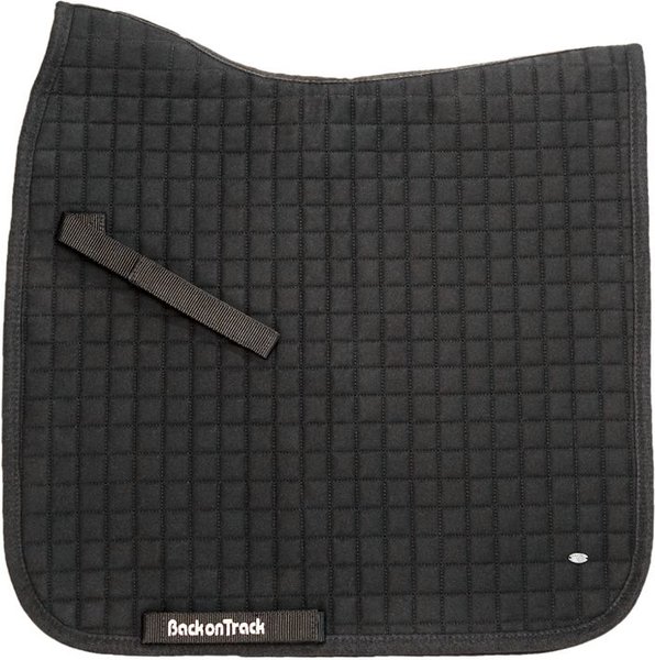 Back on Track Aurora Impact Half Pad Horse Saddle, Black, Full