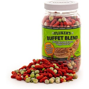 Fluker's Buffet Blend Veggie Variety Adult Bearded Dragon Food, 4.5-oz jar