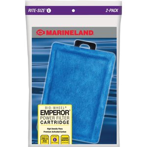 Marineland Bio-Wheel Emperor Rite-Size E Filter Cartridge, 2 count
