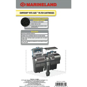 Marineland Bio-Wheel Emperor Rite-Size E Filter Cartridge, 4 count