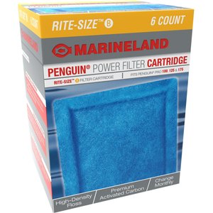 Rite-Size E 2 Pack Carbon Filter Cartridges For Marineland Emperor 280 & 400 
