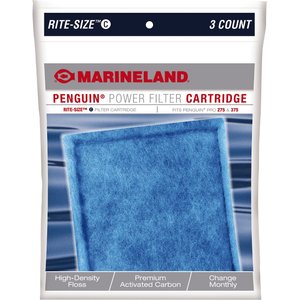 Marineland Bio-Wheel Penguin Rite-Size C Filter Cartridge, 3 count