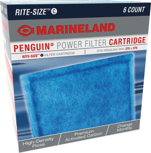 Marineland Bio-Wheel Penguin Rite-Size C Filter Cartridge, 6 count slide 1 of 7