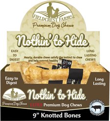 Fieldcrest Farms Nothin' to Hide Ultra Knotted Beef 9-in Dog Chew