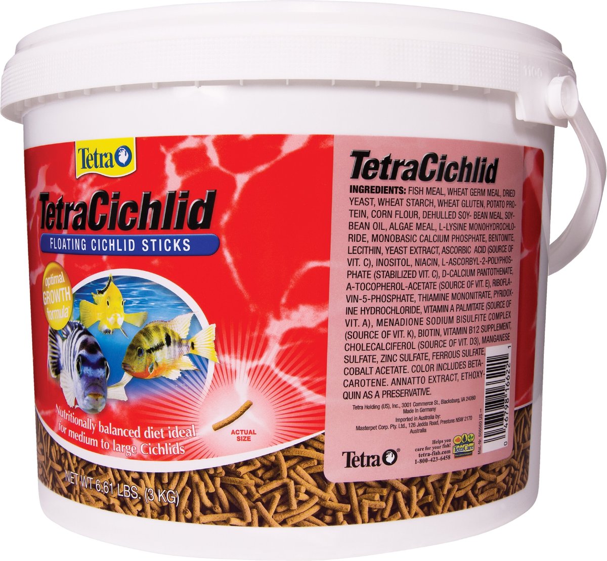 tetra cichlid sticks 6.6 lbs